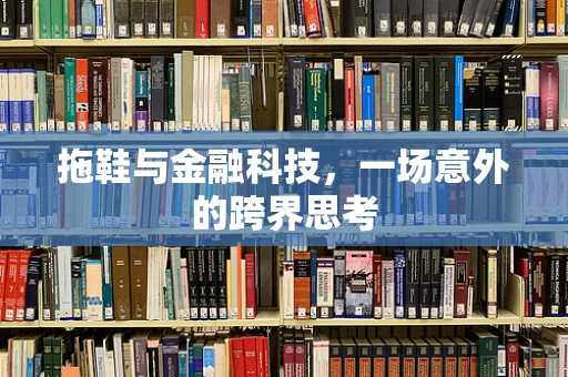 拖鞋与金融科技，一场意外的跨界思考