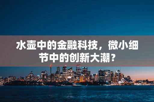 水壶中的金融科技，微小细节中的创新大潮？