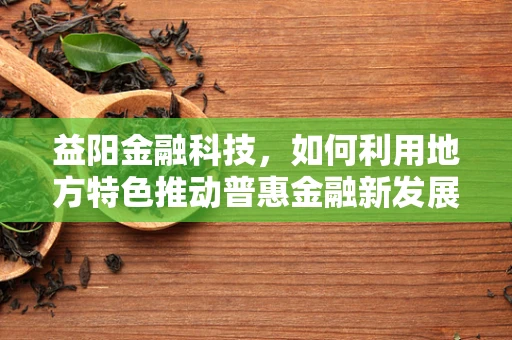 益阳金融科技，如何利用地方特色推动普惠金融新发展？