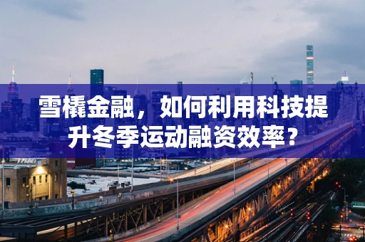雪橇金融，如何利用科技提升冬季运动融资效率？