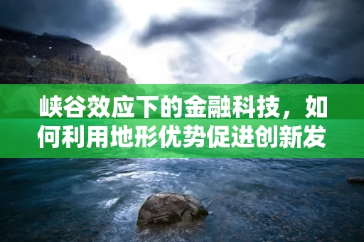 峡谷效应下的金融科技，如何利用地形优势促进创新发展？
