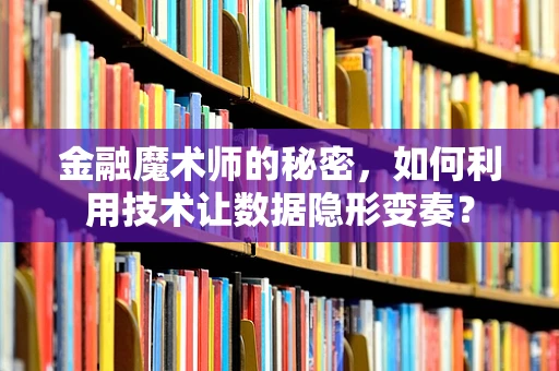 金融魔术师的秘密，如何利用技术让数据隐形变奏？