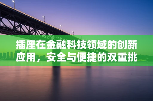 插座在金融科技领域的创新应用，安全与便捷的双重挑战？