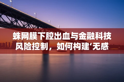 蛛网膜下腔出血与金融科技风险控制，如何构建‘无感’预警系统？