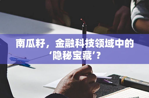 南瓜籽，金融科技领域中的‘隐秘宝藏’？