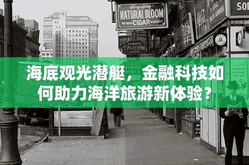 海底观光潜艇，金融科技如何助力海洋旅游新体验？