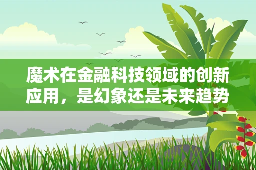 魔术在金融科技领域的创新应用，是幻象还是未来趋势？