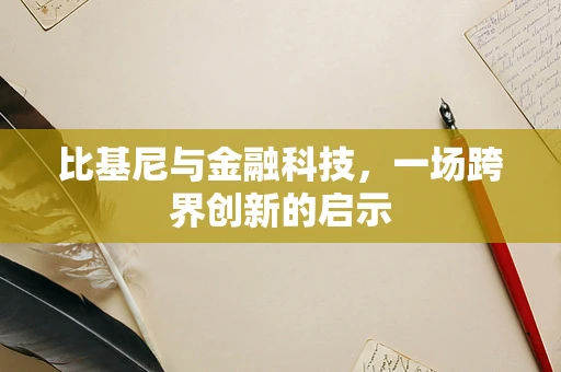 比基尼与金融科技，一场跨界创新的启示