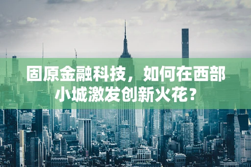 固原金融科技，如何在西部小城激发创新火花？