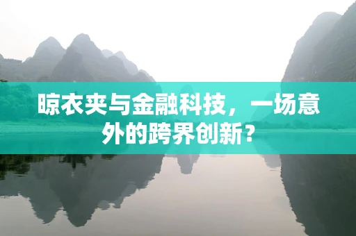 晾衣夹与金融科技，一场意外的跨界创新？