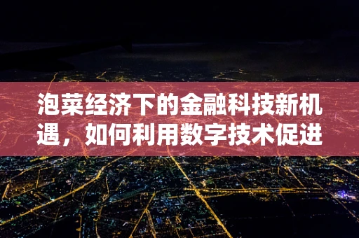 泡菜经济下的金融科技新机遇，如何利用数字技术促进传统食品的国际化？