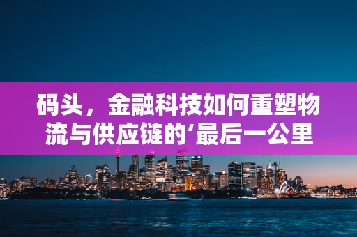 码头，金融科技如何重塑物流与供应链的‘最后一公里’？