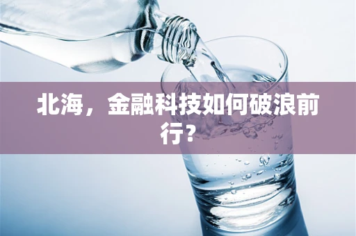 北海，金融科技如何破浪前行？