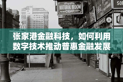 张家港金融科技，如何利用数字技术推动普惠金融发展？