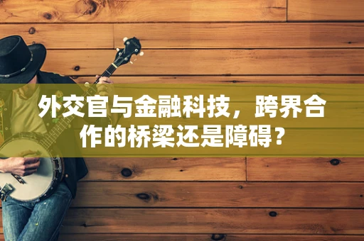 外交官与金融科技，跨界合作的桥梁还是障碍？