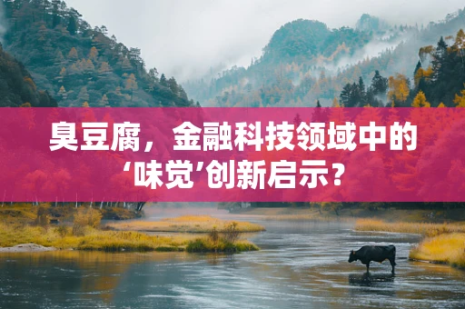 臭豆腐，金融科技领域中的‘味觉’创新启示？