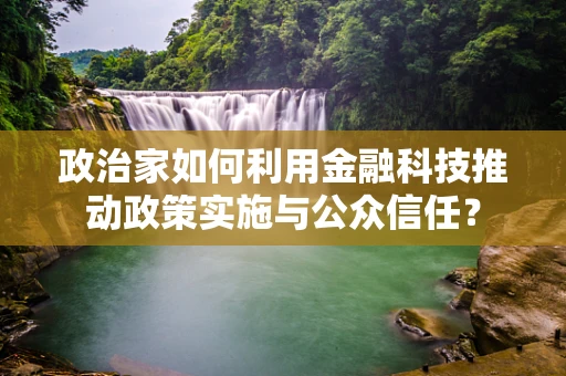政治家如何利用金融科技推动政策实施与公众信任？