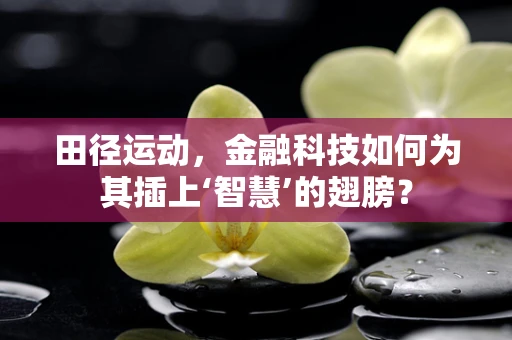 田径运动，金融科技如何为其插上‘智慧’的翅膀？