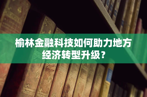 榆林金融科技如何助力地方经济转型升级？