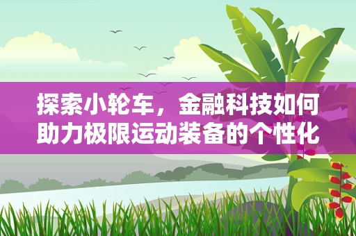 探索小轮车，金融科技如何助力极限运动装备的个性化融资？
