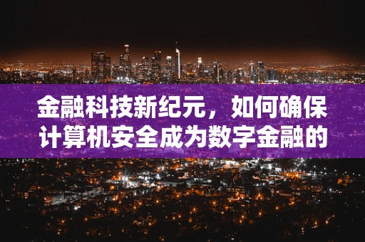 金融科技新纪元，如何确保计算机安全成为数字金融的坚固盾牌？