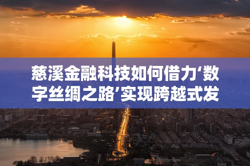 慈溪金融科技如何借力‘数字丝绸之路’实现跨越式发展？