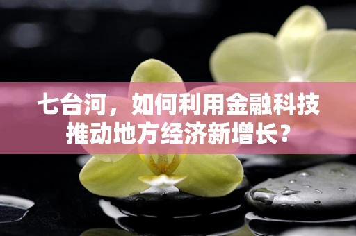 七台河，如何利用金融科技推动地方经济新增长？