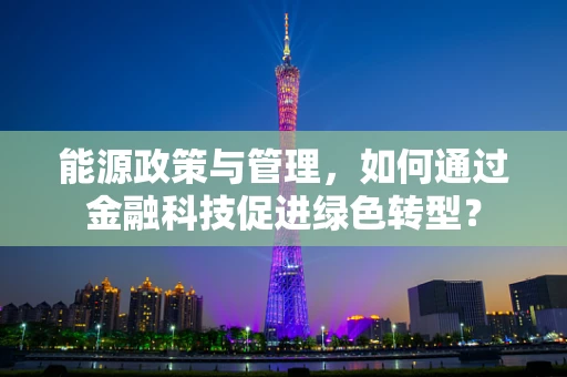 能源政策与管理，如何通过金融科技促进绿色转型？