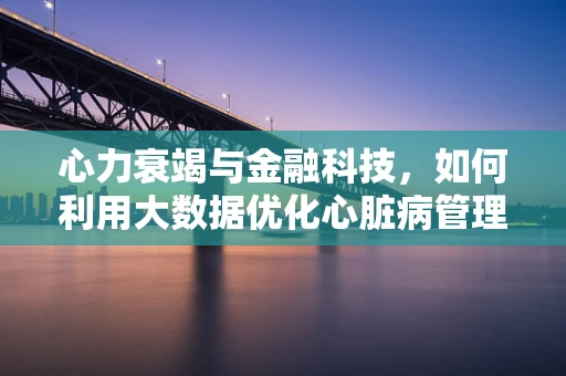 心力衰竭与金融科技，如何利用大数据优化心脏病管理？