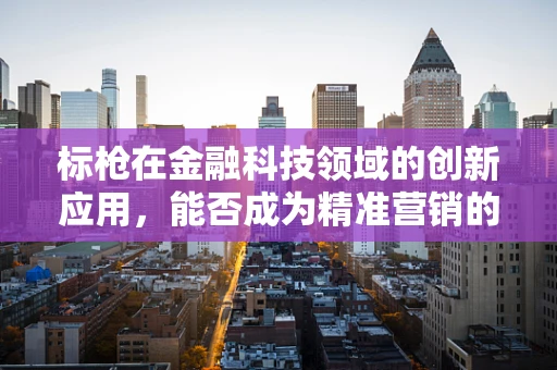 标枪在金融科技领域的创新应用，能否成为精准营销的‘制胜一掷’？