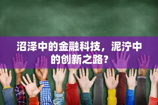 沼泽中的金融科技，泥泞中的创新之路？