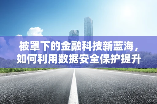 被罩下的金融科技新蓝海，如何利用数据安全保护提升用户体验？
