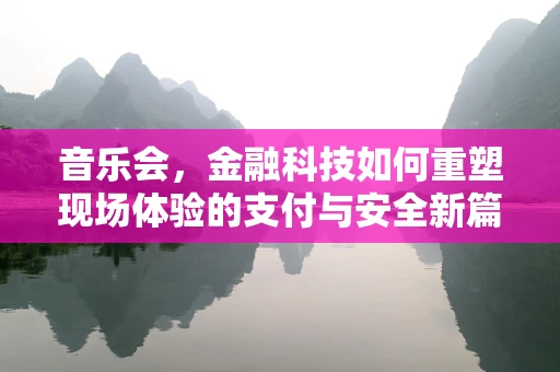 音乐会，金融科技如何重塑现场体验的支付与安全新篇章？