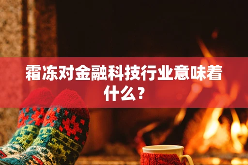 霜冻对金融科技行业意味着什么？