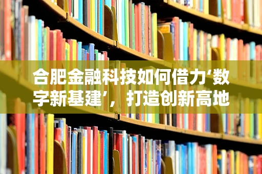 合肥金融科技如何借力‘数字新基建’，打造创新高地？
