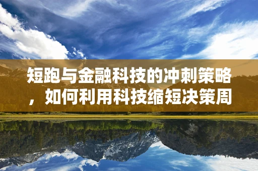短跑与金融科技的冲刺策略，如何利用科技缩短决策周期？