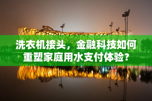 洗衣机接头，金融科技如何重塑家庭用水支付体验？
