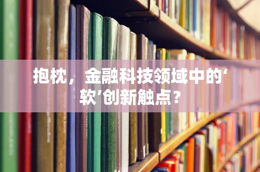 抱枕，金融科技领域中的‘软’创新触点？