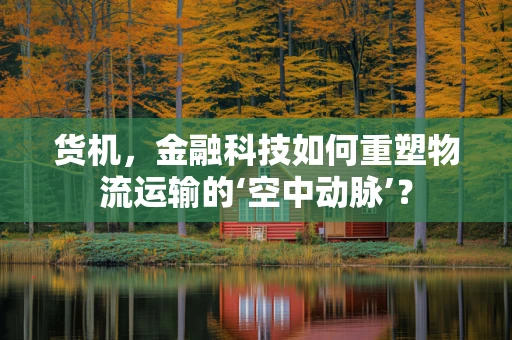 货机，金融科技如何重塑物流运输的‘空中动脉’？