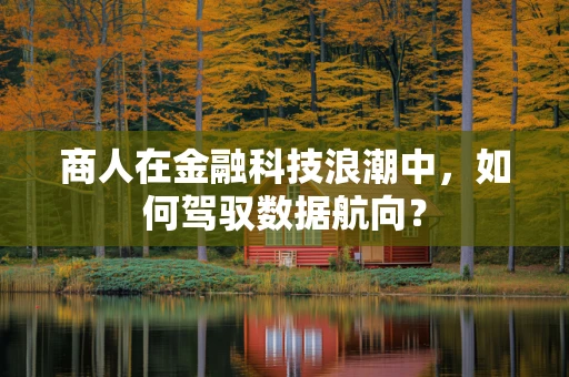 商人在金融科技浪潮中，如何驾驭数据航向？