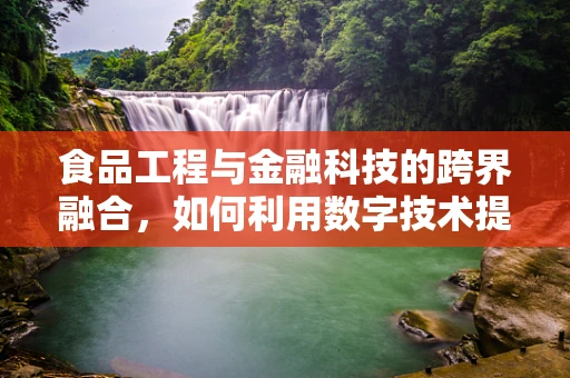 食品工程与金融科技的跨界融合，如何利用数字技术提升食品安全与效率？
