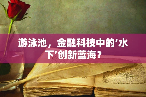 游泳池，金融科技中的‘水下’创新蓝海？