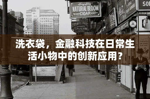 洗衣袋，金融科技在日常生活小物中的创新应用？