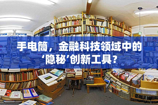 手电筒，金融科技领域中的‘隐秘’创新工具？