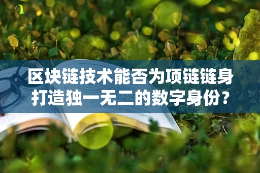 区块链技术能否为项链链身打造独一无二的数字身份？