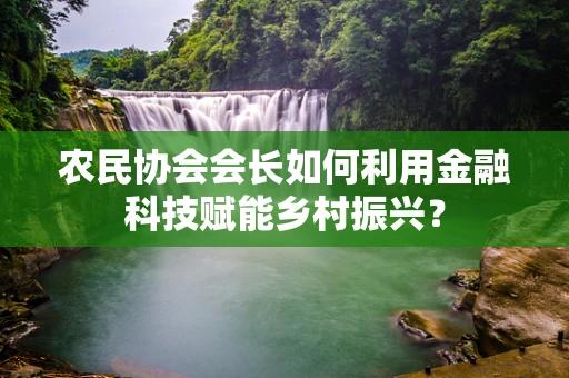 农民协会会长如何利用金融科技赋能乡村振兴？