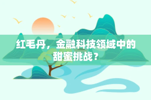 红毛丹，金融科技领域中的甜蜜挑战？