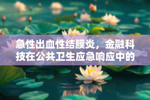 急性出血性结膜炎，金融科技在公共卫生应急响应中的角色与挑战