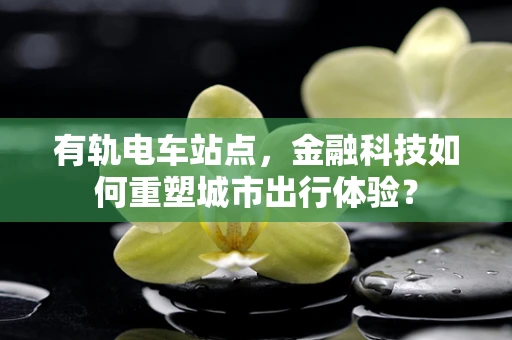 有轨电车站点，金融科技如何重塑城市出行体验？