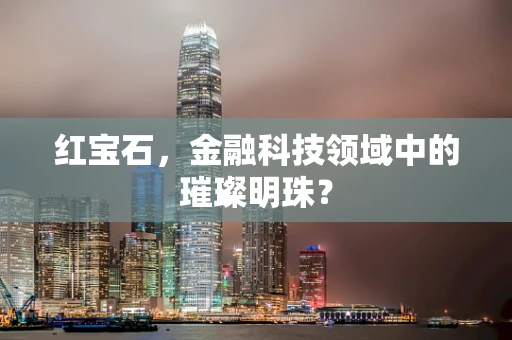 红宝石，金融科技领域中的璀璨明珠？